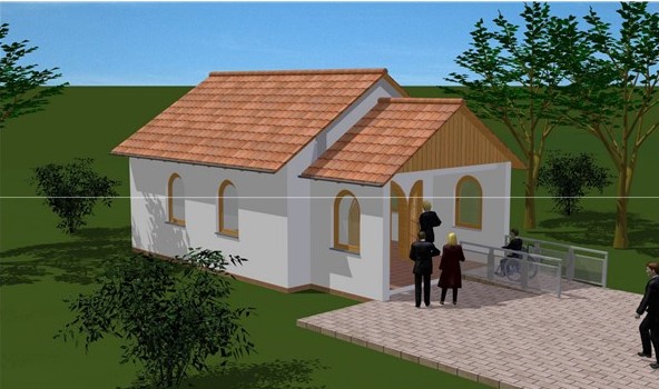 neue Trauerhalle in haferungen