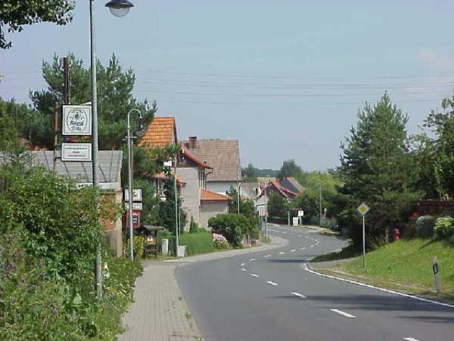 Das ist der Ortseingang von Günzerode