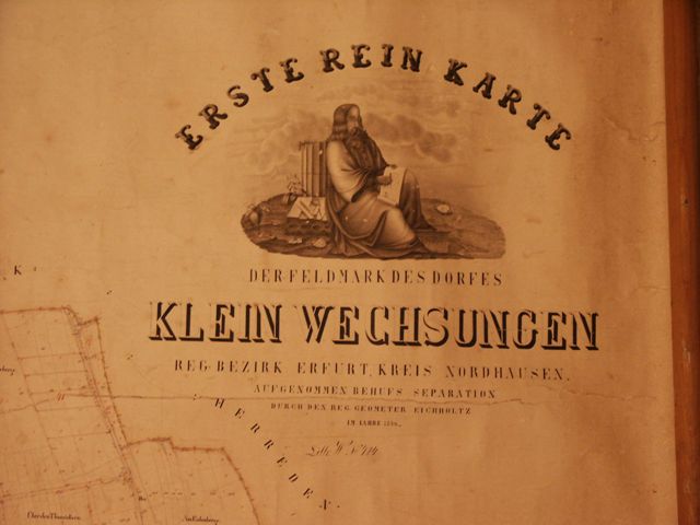 Das ist die erste Eintragung des Ostergrabens