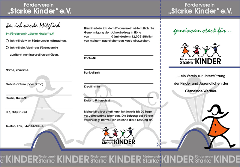 Flyer hinten